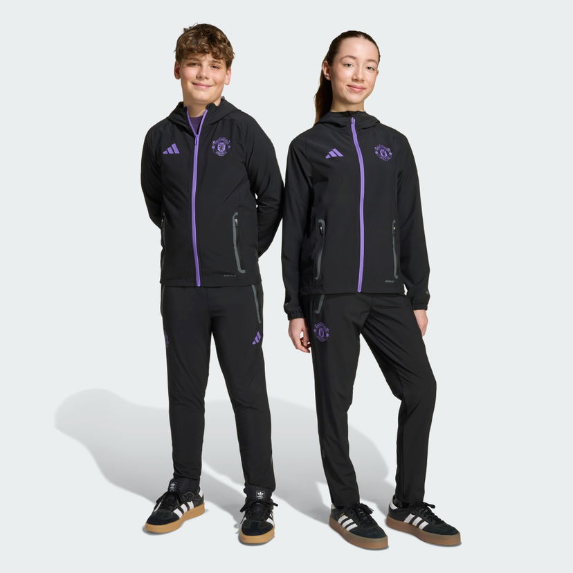 Комплект adidas Performance Manchester United Tiro 25 Competition Vis Tech Tracksuit Черно | JV5354
