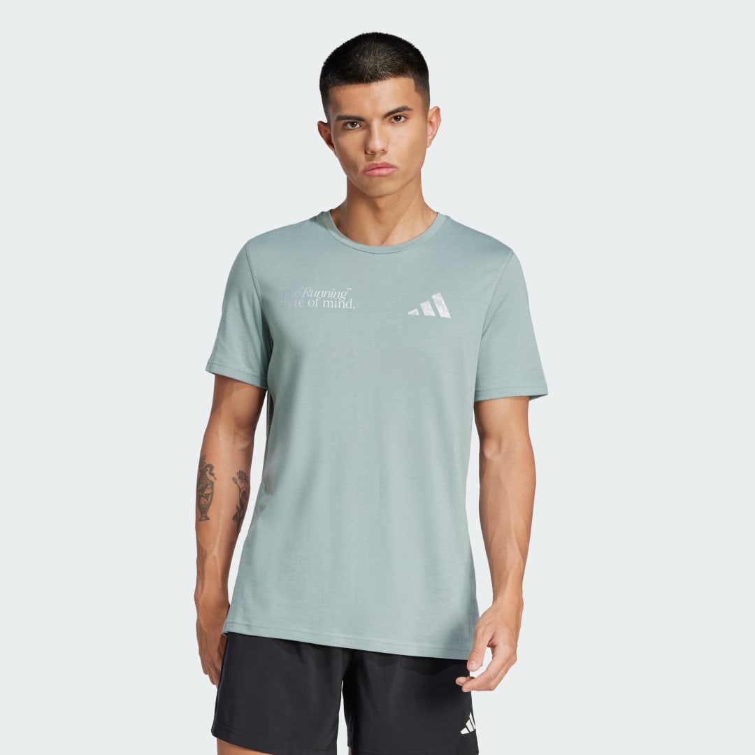 Тениска adidas Performance Ultimate Metallic Graphic Tee Зелено | JI9373, 0