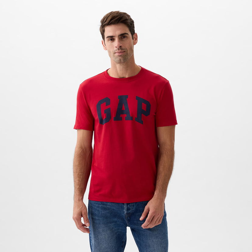 Тениска GAP Basic Logo Tee Red Apple Червено | 856659-05