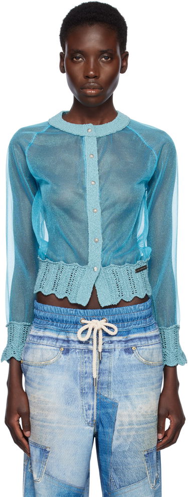 Пуловер Andersson Bell Andersson Bell Sheer Knit Cardigan Синьо | atb1326w, 0