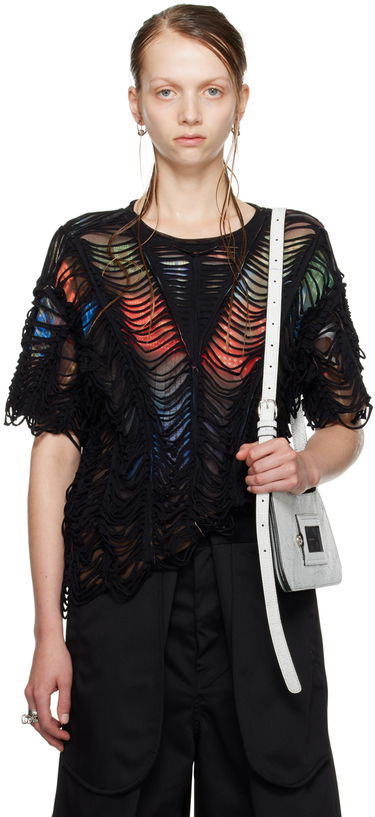 Тениска Jean Paul Gaultier Jean Paul Gaultier Shayne Oliver Edition 'The Slashed City' T-Shirt Черно | 24/27-U-TS079-T551-60405030, 0