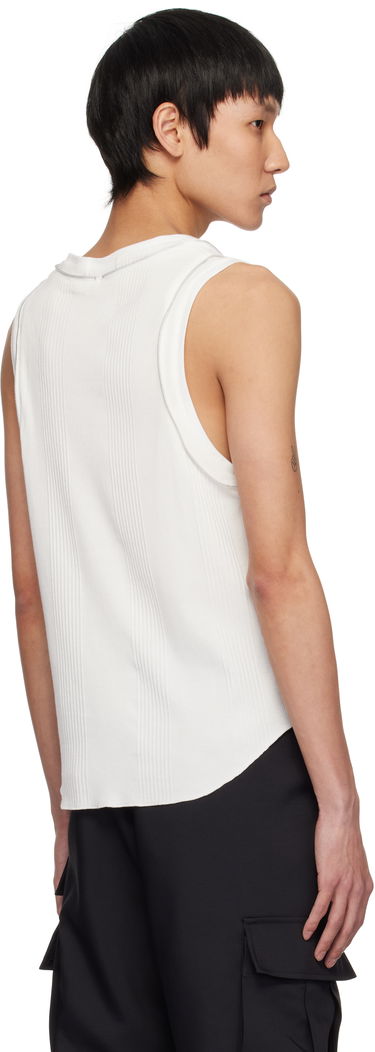 Потник UNDERCOVER UNDERCOVER Ribbed Tank Top Бяло | UC1E4803-1, 2