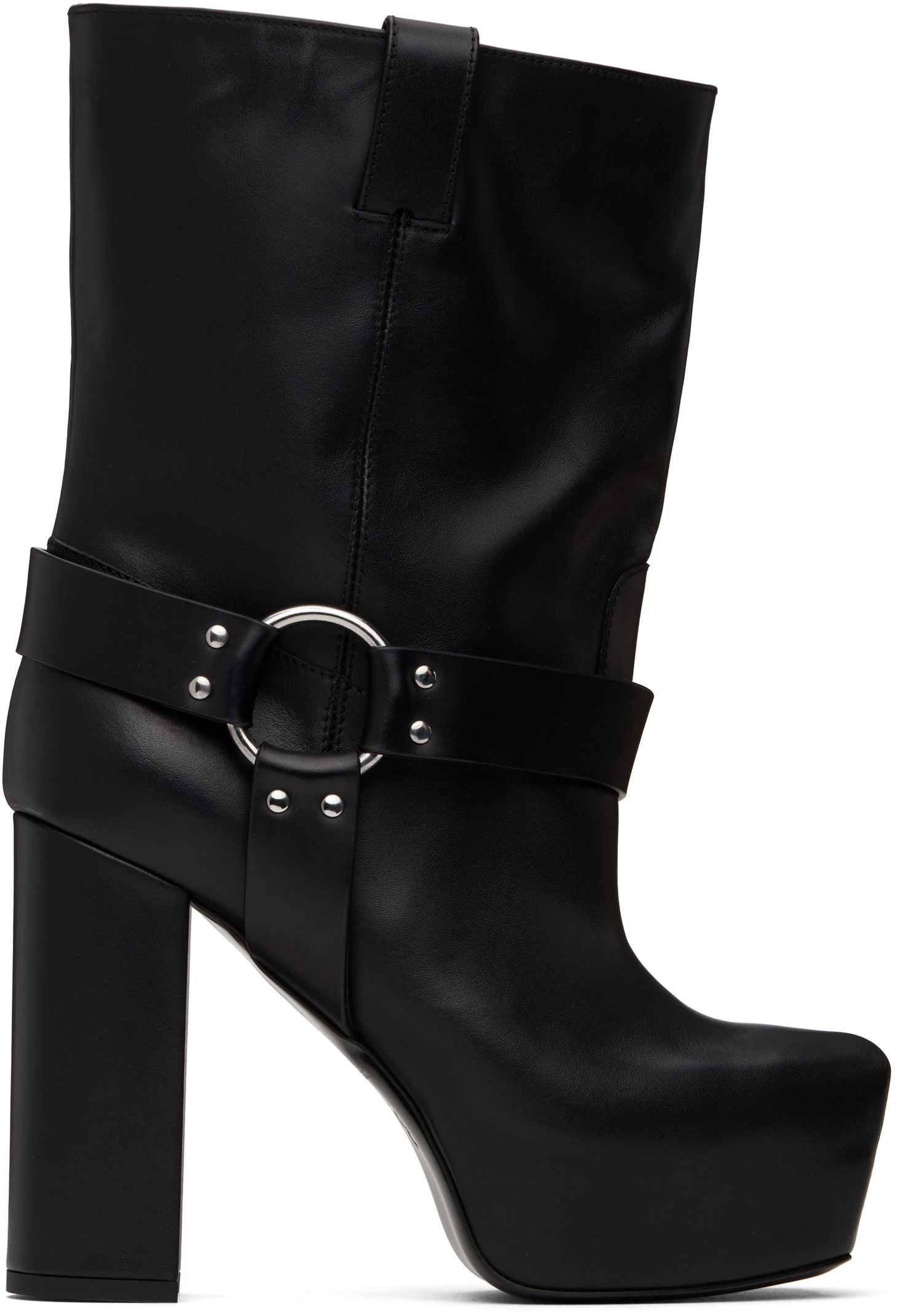 Облекло R13 R13 Sid Heeled Harness Boots Черно | R13S115-S001A, 0