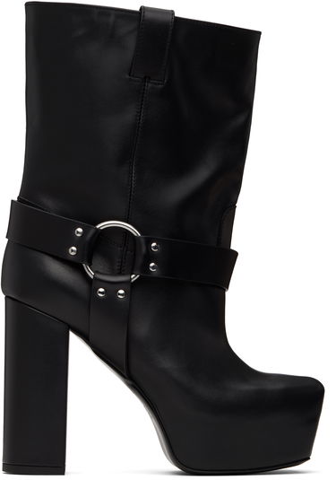 Облекло R13 R13 Sid Heeled Harness Boots Черно | R13S115-S001A, 0