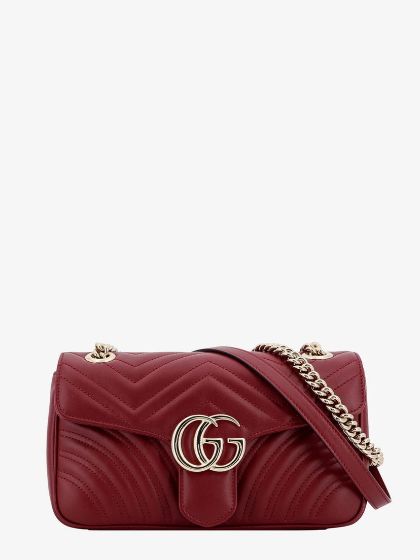 Дамска чанта Gucci GG MARMONT Бургунди | 443497AADPJ6207