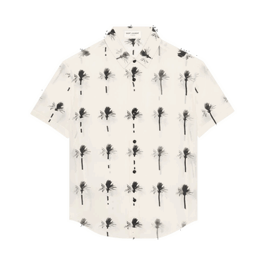 Риза Saint Laurent Chemise CDC Marking Paradise Shirt Бежово | 686979 Y2E84 9761, 0