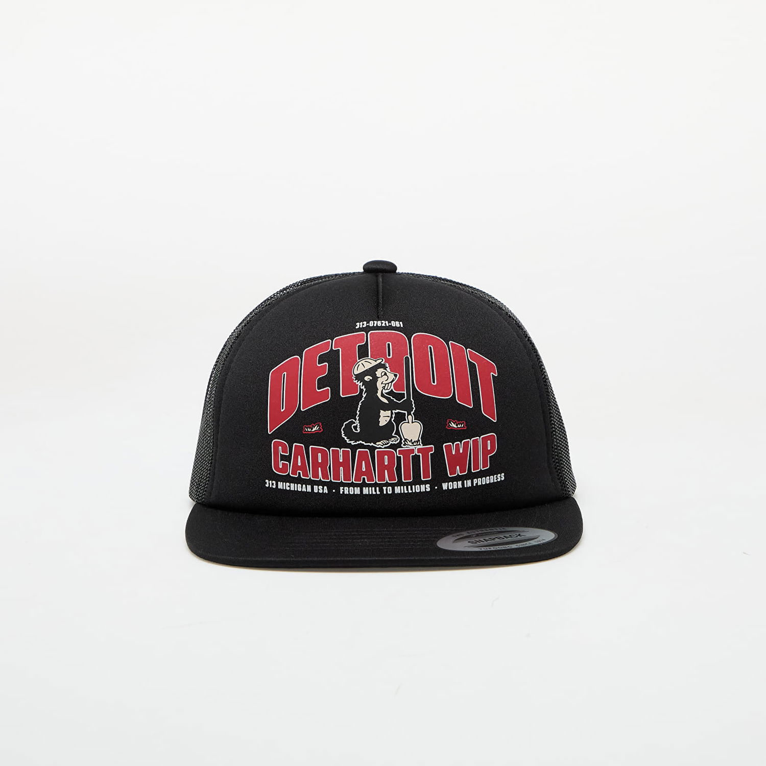 Шапка с козирка Carhartt WIP Detroit Underground Trucker Snapback Cap Universal Черно | I034746.89XX, 0