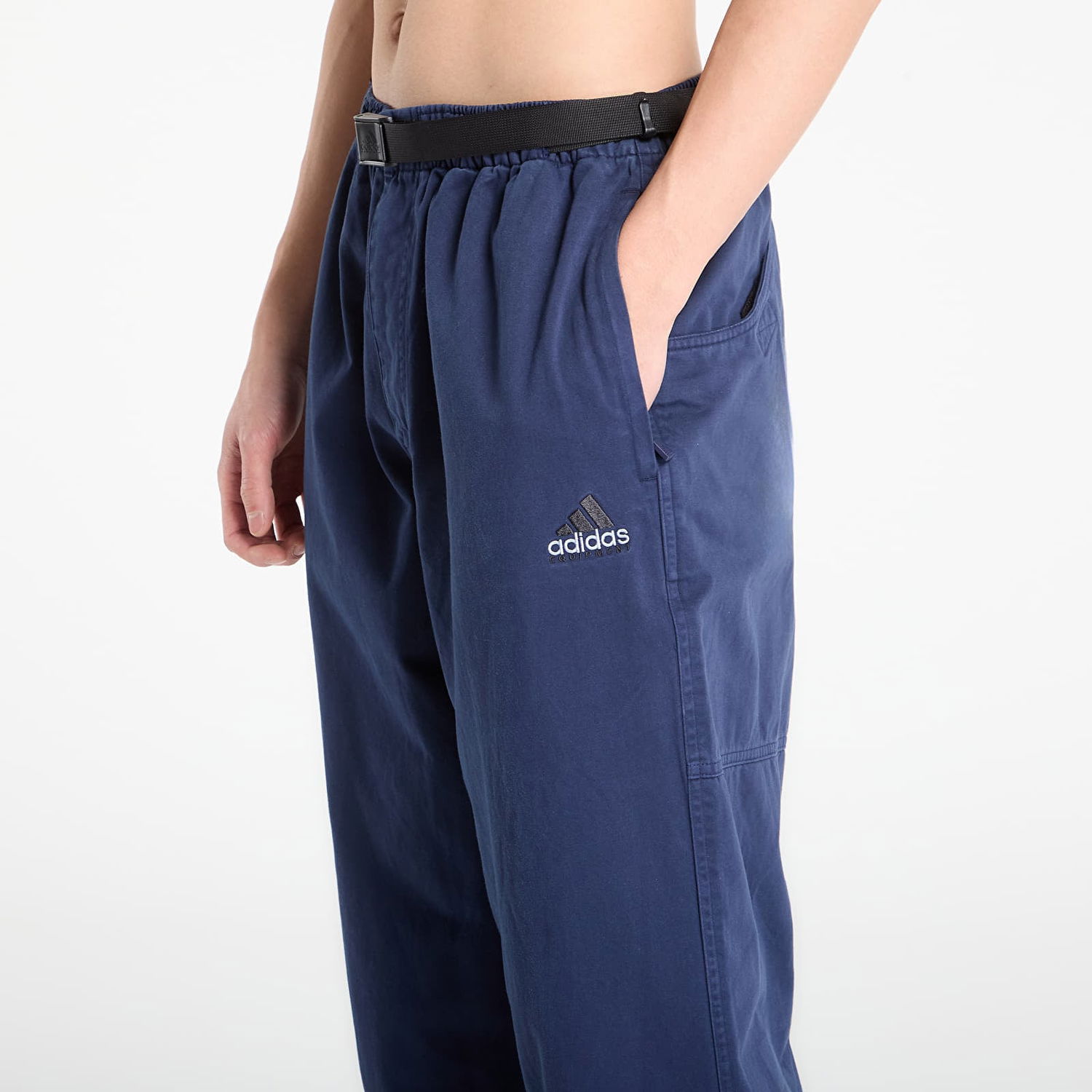 Панталони adidas Originals Equipment Relaxed Fit Belted Pants Тъмно синьо | KD6594, 1