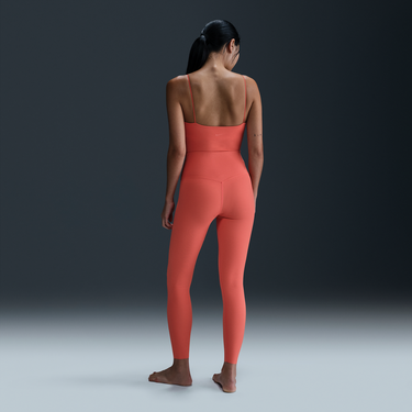 Комбинезон Nike Nike Zenvy 7/8 Ribbed Leggings with High Waist and Gentle Support Оранжево
 | HF1443-814, 2