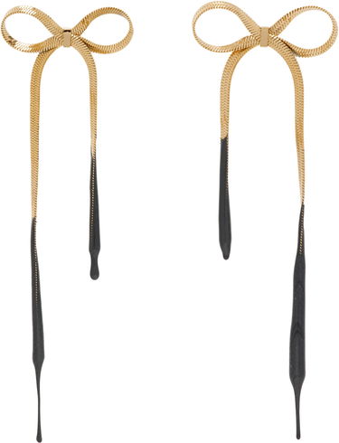 Обеци Ottolinger Ottolinger Laced Bow Earrings Металик | 12590032501, 0