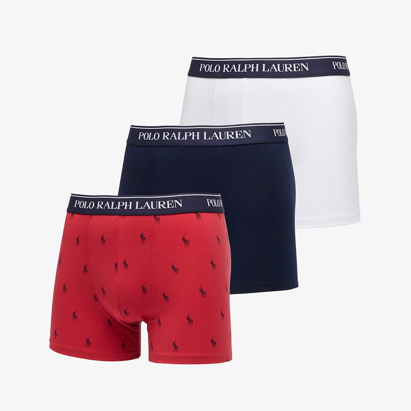 Боксерки Polo by Ralph Lauren Polo Ralph Lauren Classic Trunk (3-Pack) Бяло | 714830299170
