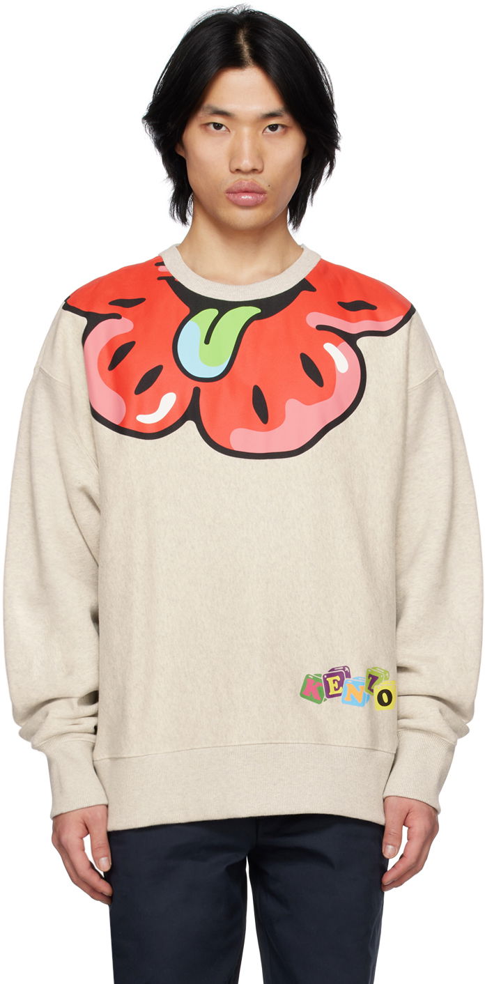 Пуловер KENZO Paris Boke Boy Сиво | FD55SW4764MB, 0