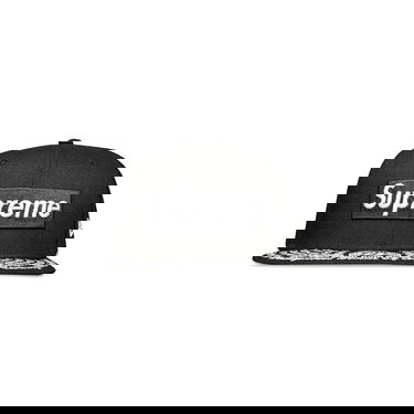 Шапка с козирка Supreme Undisputed Box Logo New Era Черно | FW21H53 BLACK, 1