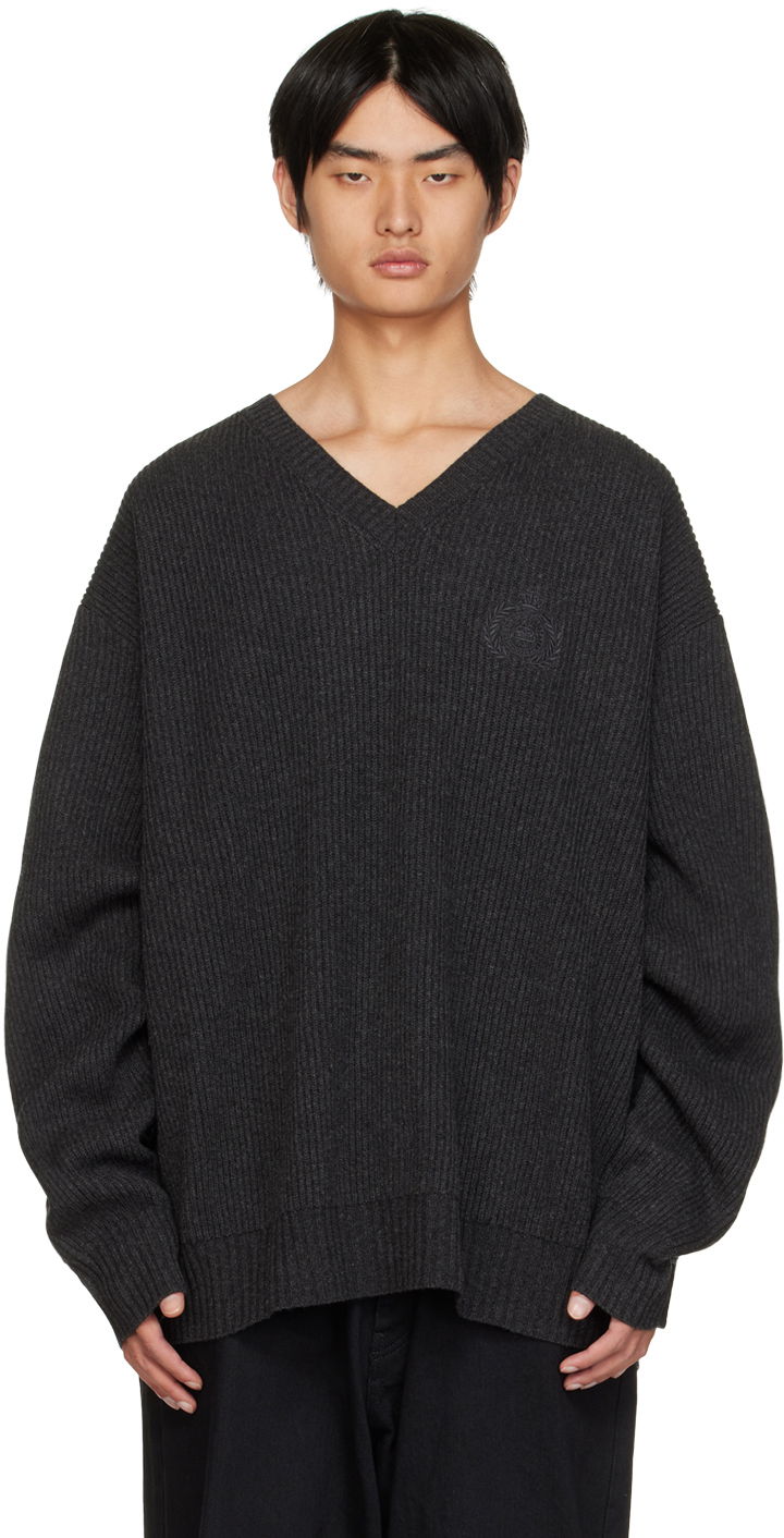 Пуловер Balenciaga Hybrid Sweater Черно | 704271-T4130-1163, 0