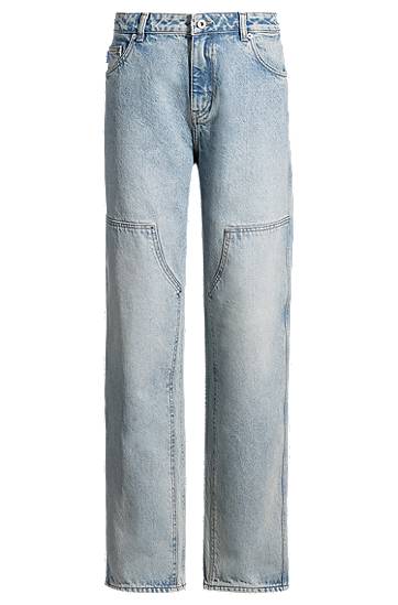 Дънки BOSS Baggy Fit Rigid Denim Jeans Синьо | 50531711, 0