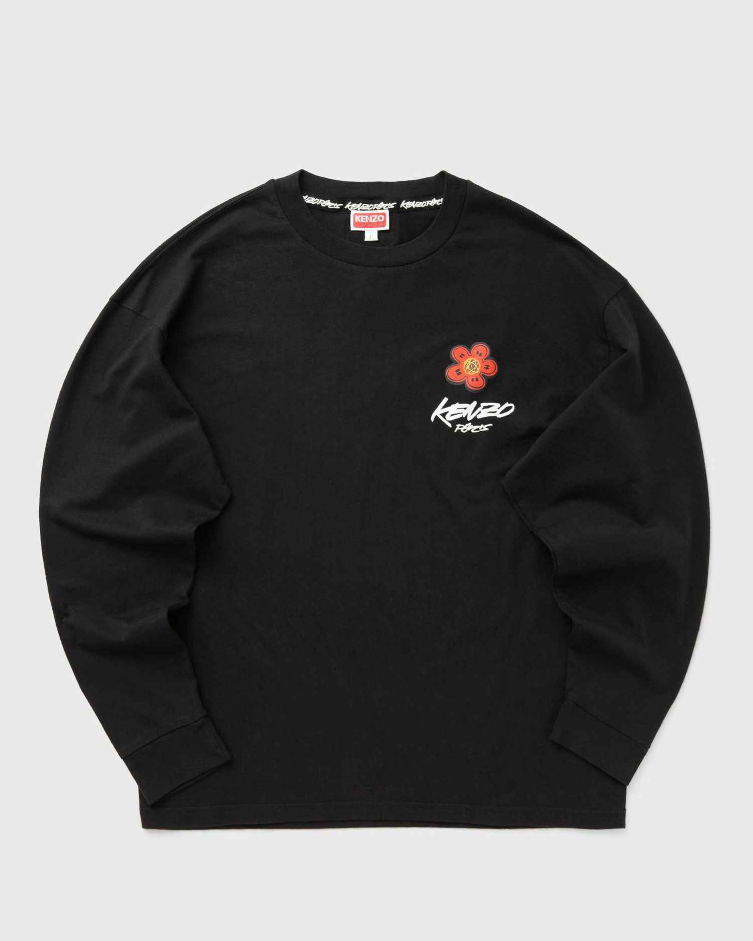 Тениска KENZO Kenzo Futura Relax Long Sleeve T-Shirt Черно | FF65TL3514SG.99J, 0