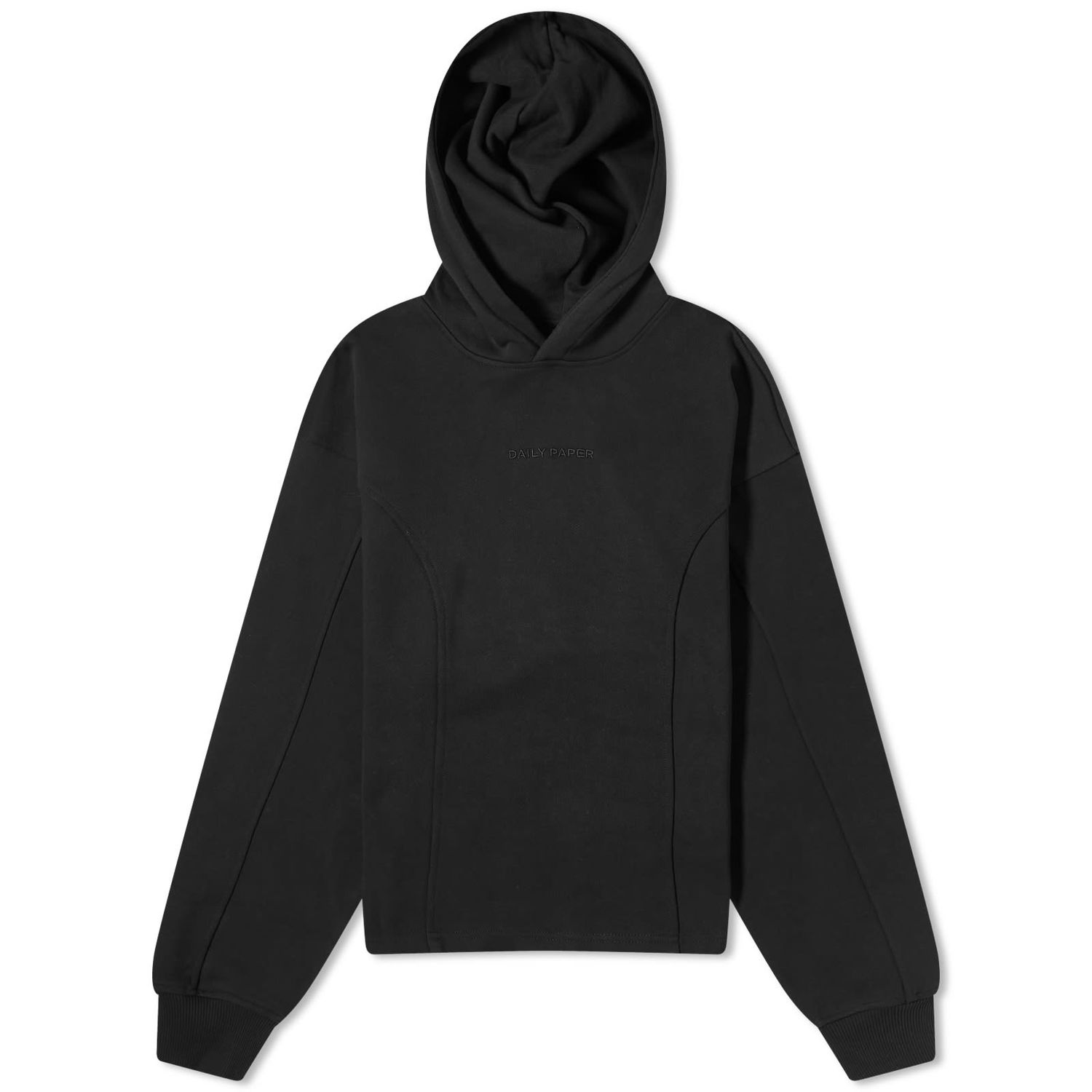 Суитчър DAILY PAPER Zoe Open Back Hoodie Черно | 2411070, 0