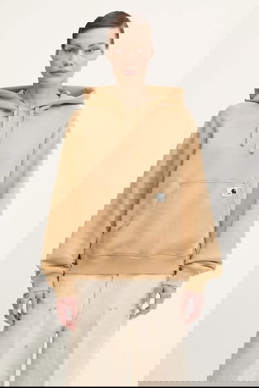 Суитчър Carhartt WIP Plain Hooded Hudson Hoodie Бежово | I035137.07E5F, 0