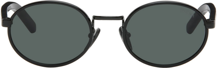 Слънчеви очила Prada Iconic Metal Plaque Sunglasses Черно | 0PR B56S AAV08Z52 8056262504451