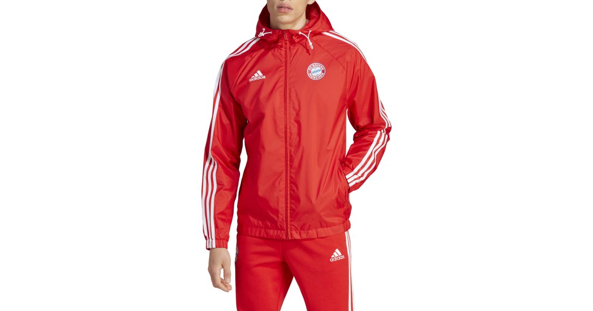 Ветровка adidas Originals adidas FC Bayern DNA Червено | hy3294, 1
