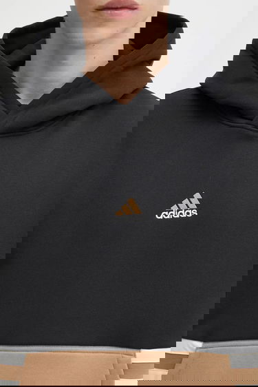 Суитчър adidas Performance ARCHIVE CUTLINE Color Block Striped Hoodie Бежово | JY2797, 4