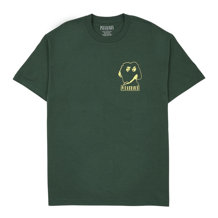 Тениска Pleasures Volume Tee Зелено | P22SU047-GREEN, 0