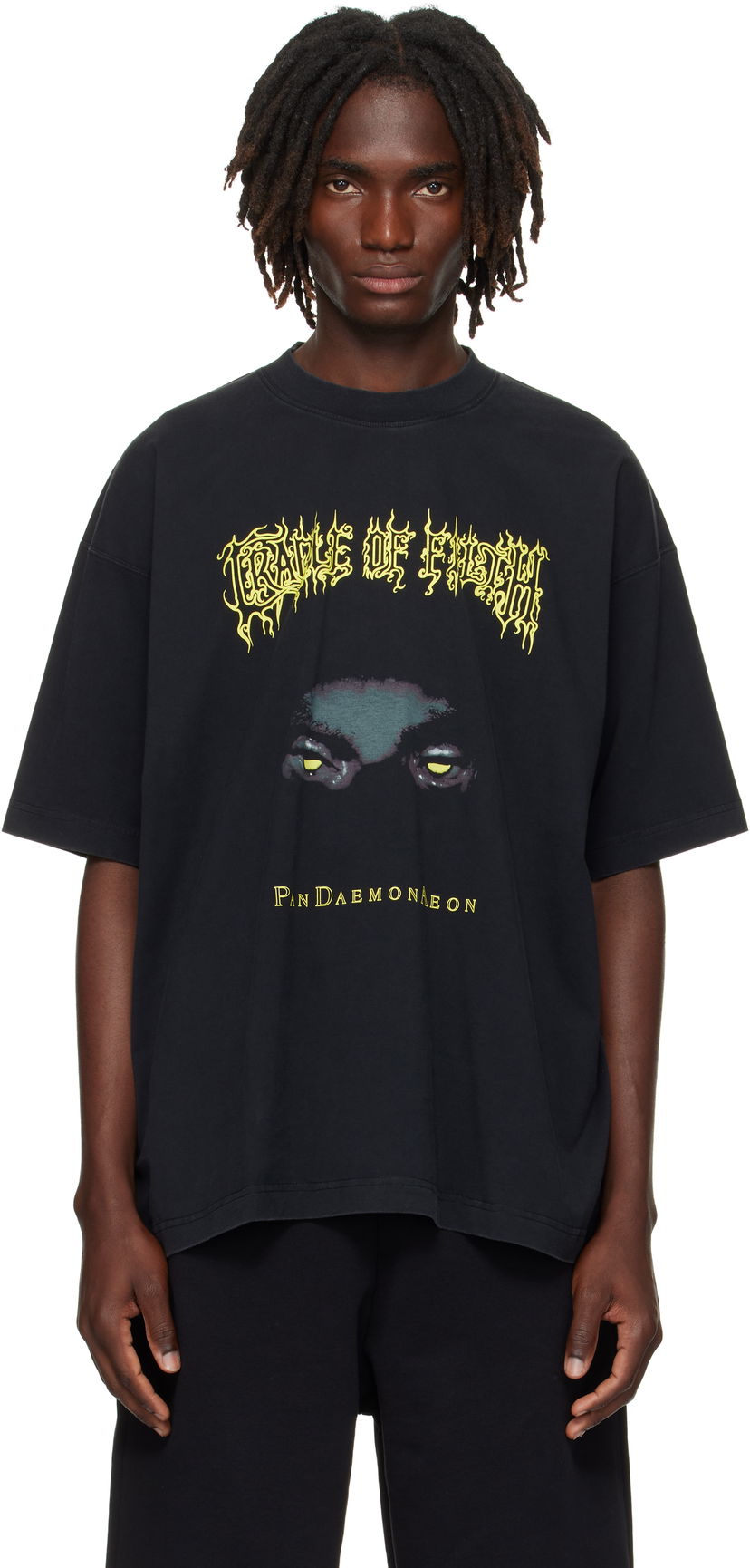 Тениска VETEMENTS Vetements Cradle of Filth Pandaemonaeon Oversized T-Shirt Черно | UCF76TR550B