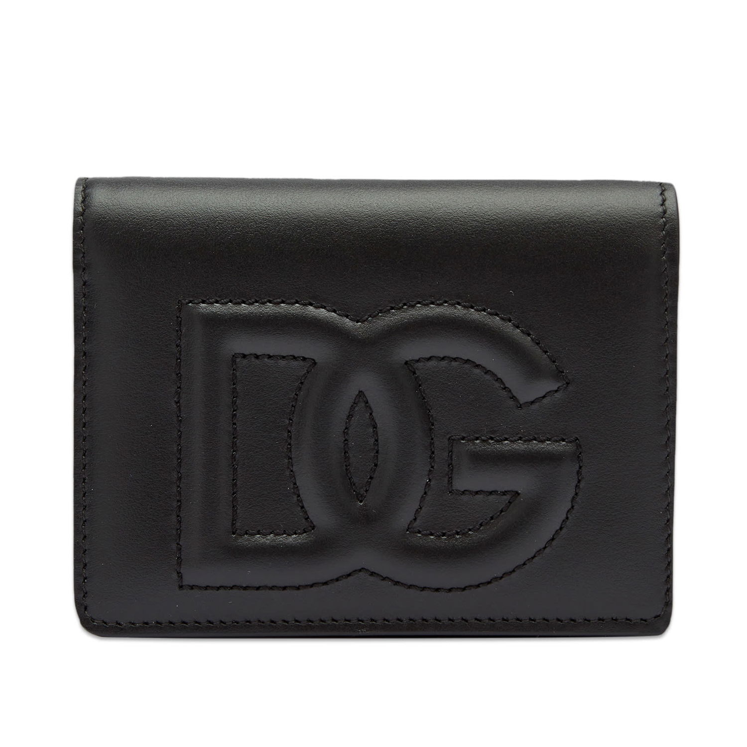 Портфейл Dolce & Gabbana Logo Leather Mini Wallet Nero Черно | BI1211AG081-80999, 0