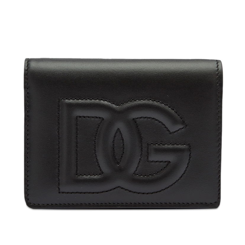 Портфейл Dolce & Gabbana Logo Leather Mini Wallet Nero Черно | BI1211AG081-80999