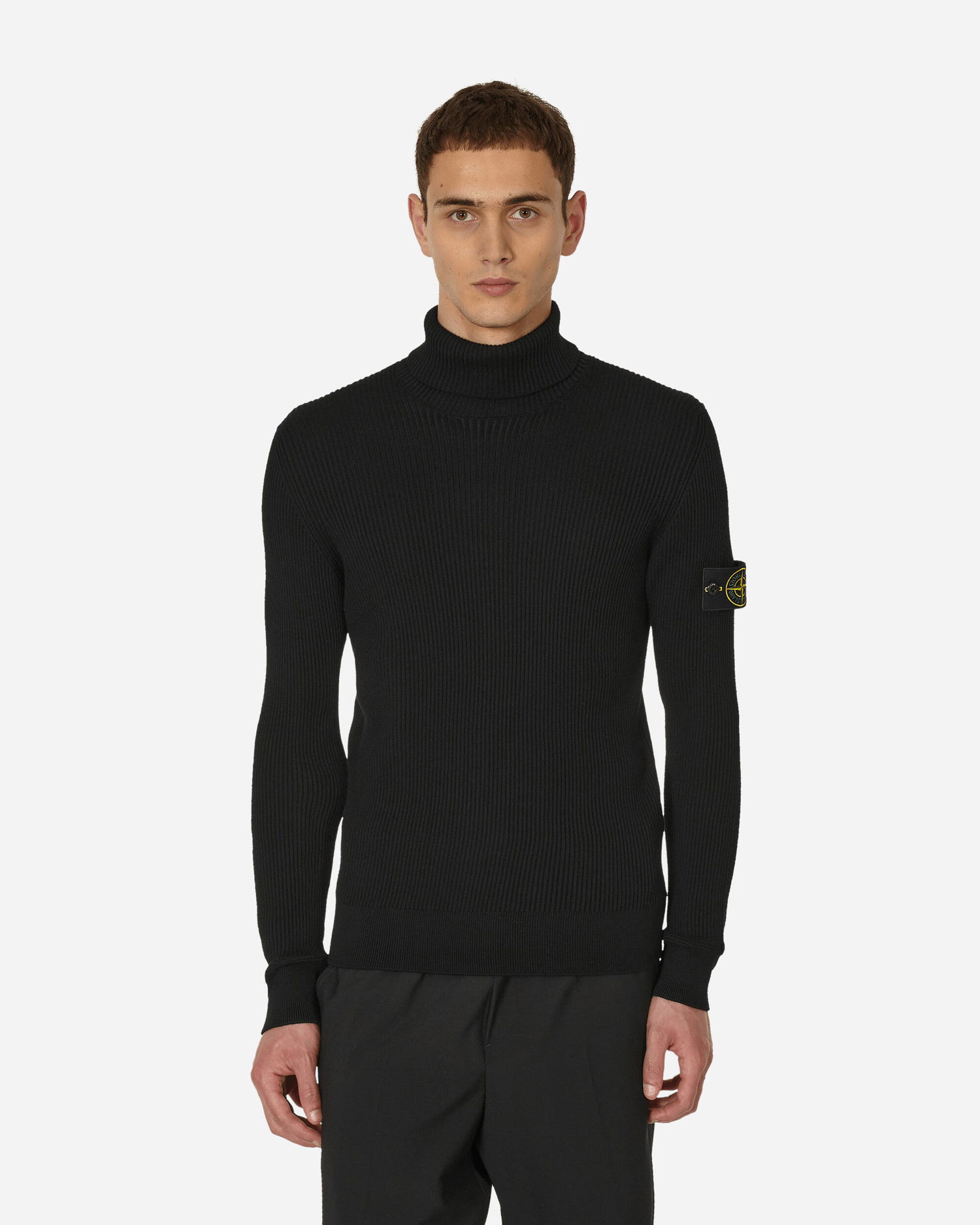 Суитчър Stone Island Wool Sweater Черно | 7915552C2 A0029, 1