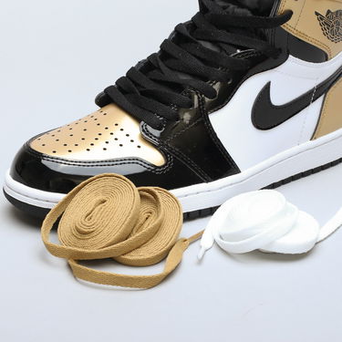 Кецове и обувки Jordan Air Jordan 1 Retro High OG NRG "Gold Toe" Металик | 861428-007, 4