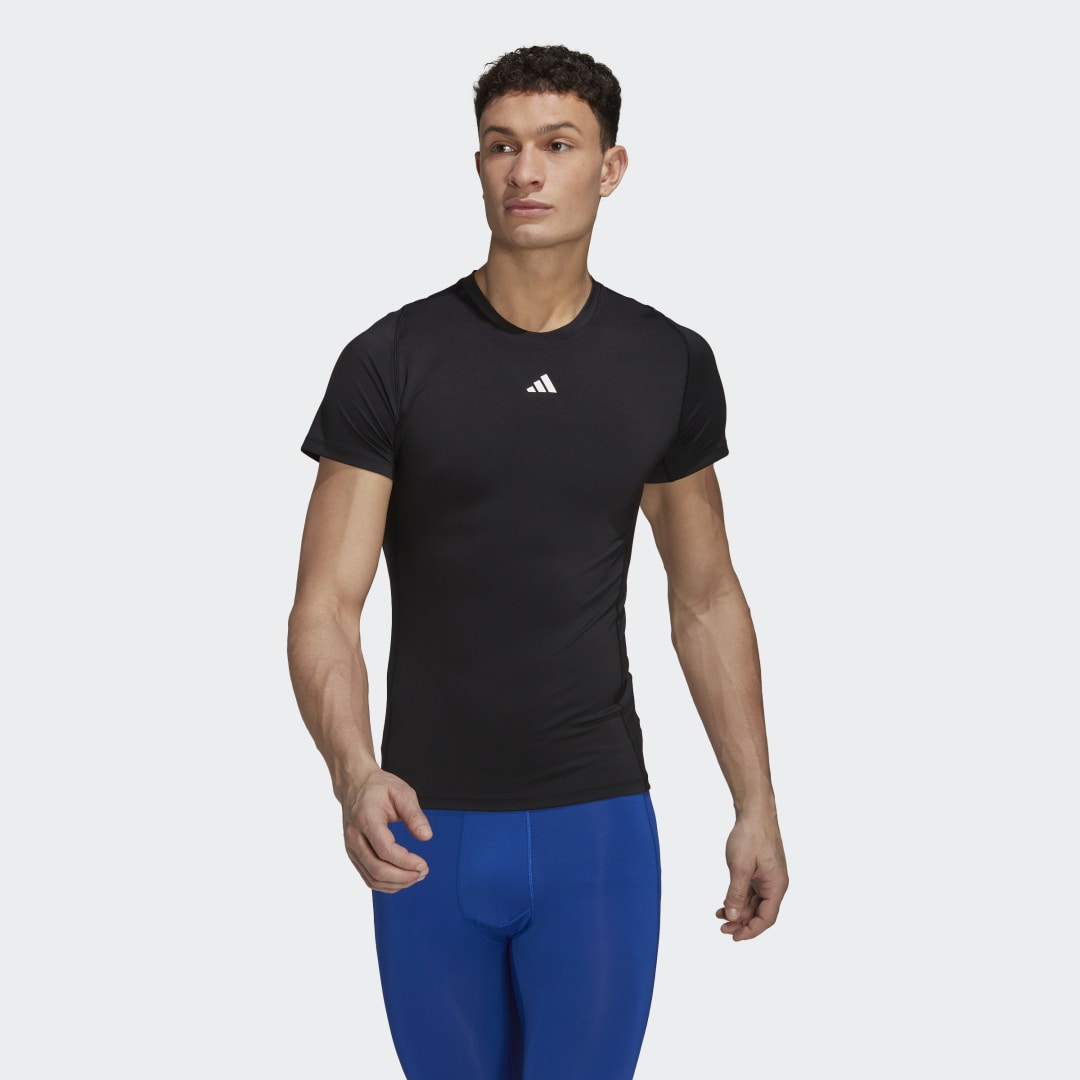 Тениска adidas Originals Techfit Training Черно | HK2337, 0