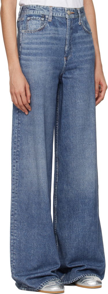 Дънки rag & bone Sofie Wide Leg Jeans Синьо | WCW23H70018201, 4