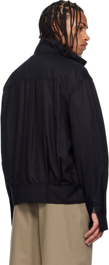 Яке бомбър OUR LEGACY Mock Bomber Jacket Черно | M4252MDB, 2
