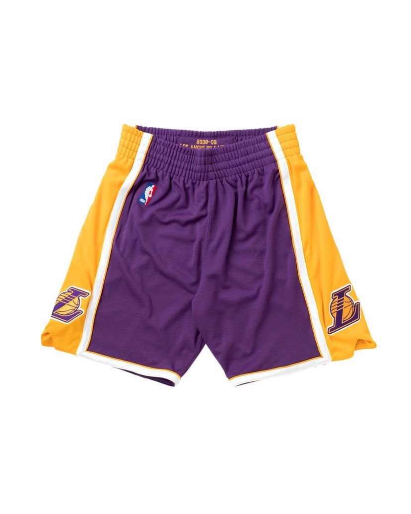 Къси панталони Mitchell & Ness NBA Authentic Shorts Los Angeles Lakers Road 2008-09 Лилаво | ASHRGS18039-LALPURP08