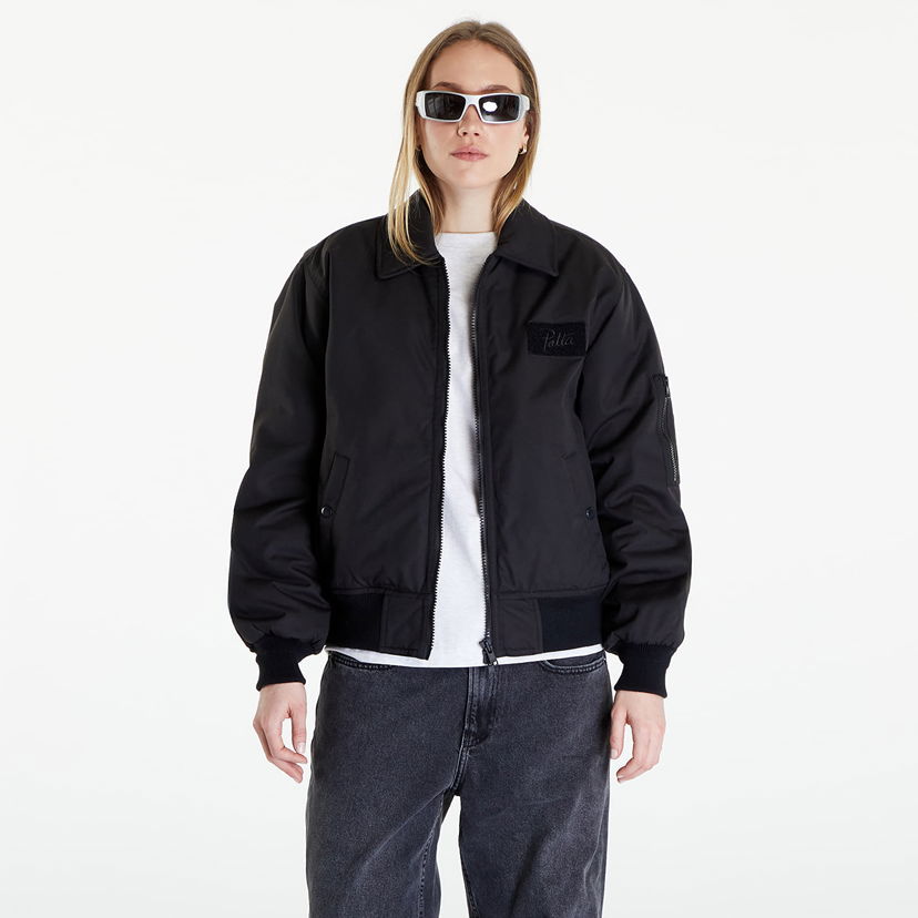 Яке бомбър Patta Jet Bomber Jacket Черно | POC-SS24-3200-348-0233-001