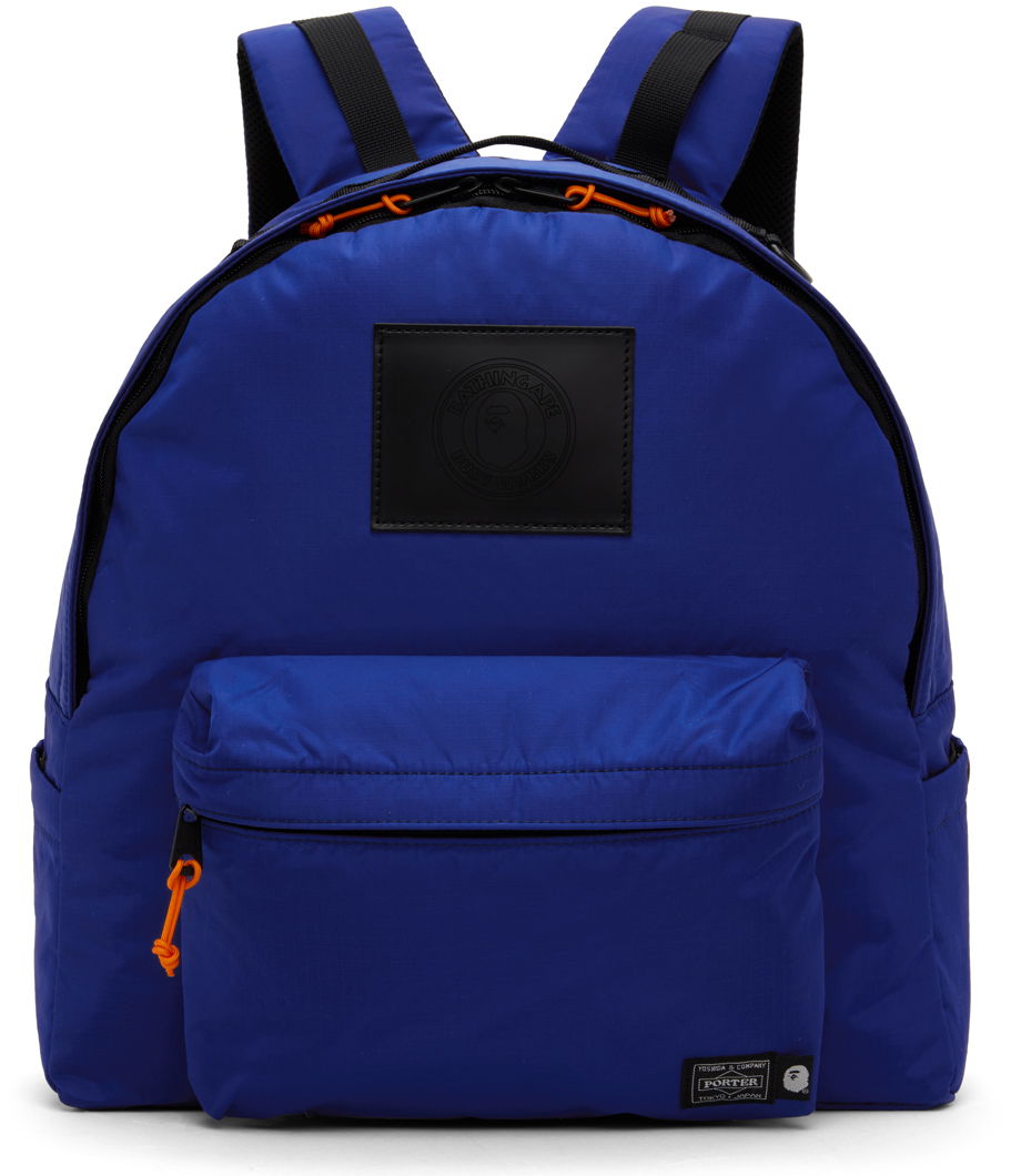 Раница BAPE Porter Edition Backpack Тъмно синьо | 001BAJ801001C, 0