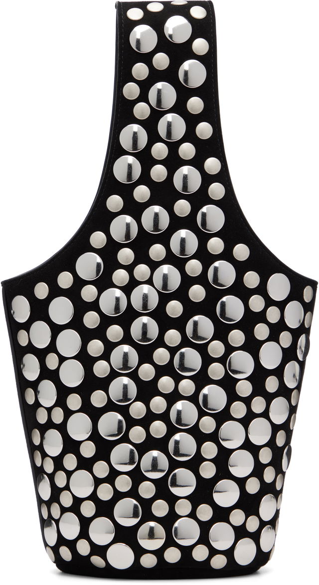 KHAITE Livia Studded Suede Tote
