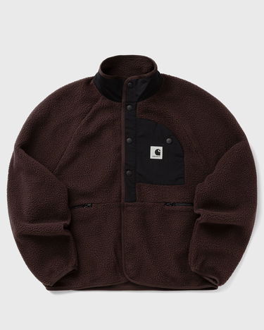 Яке Carhartt WIP Flynn Snap-Button Fleece Jacket Кафяво | I035460-3AN.XX, 1