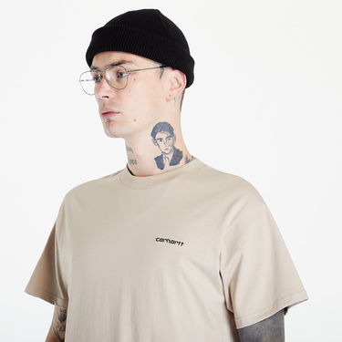 Тениска Carhartt WIP S/S Script Embroidery T-Shirt Wall Бяло | I030435_AW_XX, 1