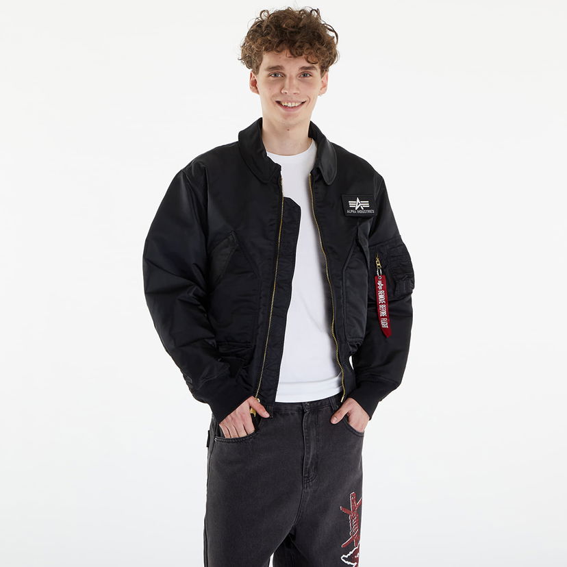 Яке бомбър Alpha Industries CWU 45 Heritage Black Черно | 100102 03