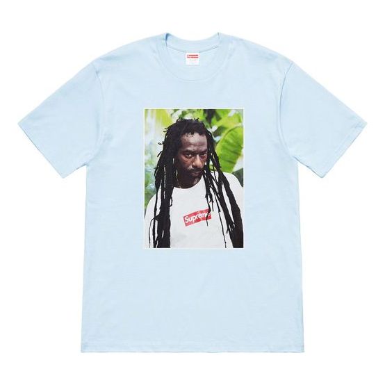 Тениска Supreme Buju Banton Short Sleeve T-Shirt Синьо | SUP-SS19-10477