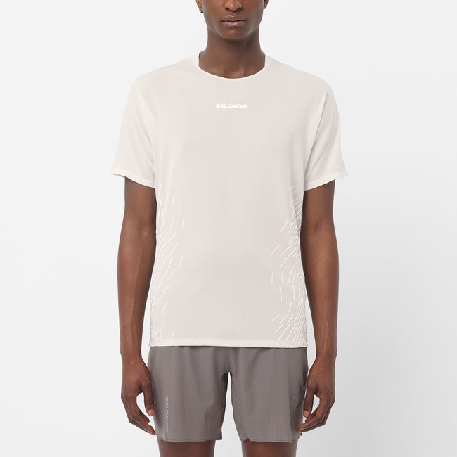 Тениска Salomon Sense Aero Graphic T-Shirt Бежово | LC2700100, 0