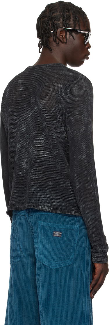 Тениска GUESS GUESS USA Front Lettering Long Sleeve T-Shirt Черно | M4BP03KC4H0JTMU, 2
