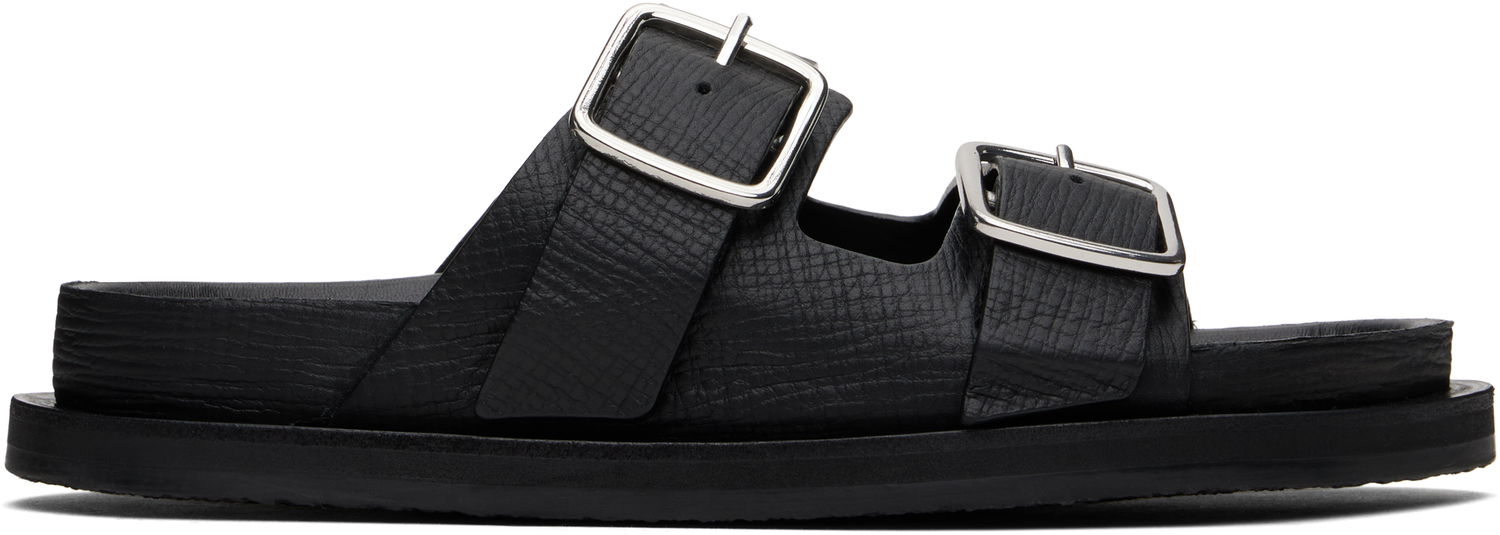 Облекло Studio Nicholson Studio Nicholson Denver Leather Sandals Черно | DENVER SNW - 1652, 0