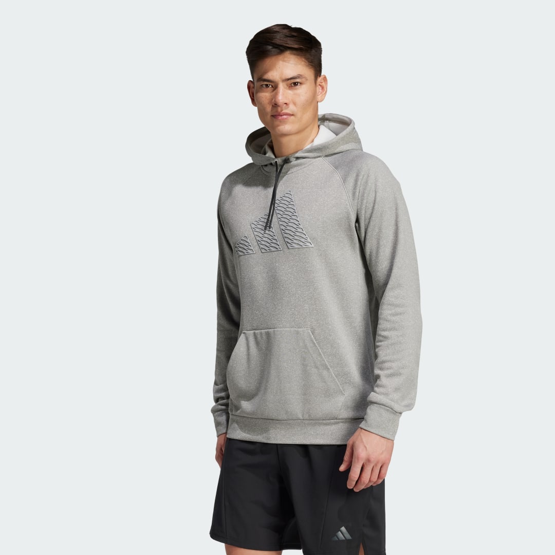 Суитчър adidas Performance Game and Go Training Hoodie Сиво | IW8405, 0