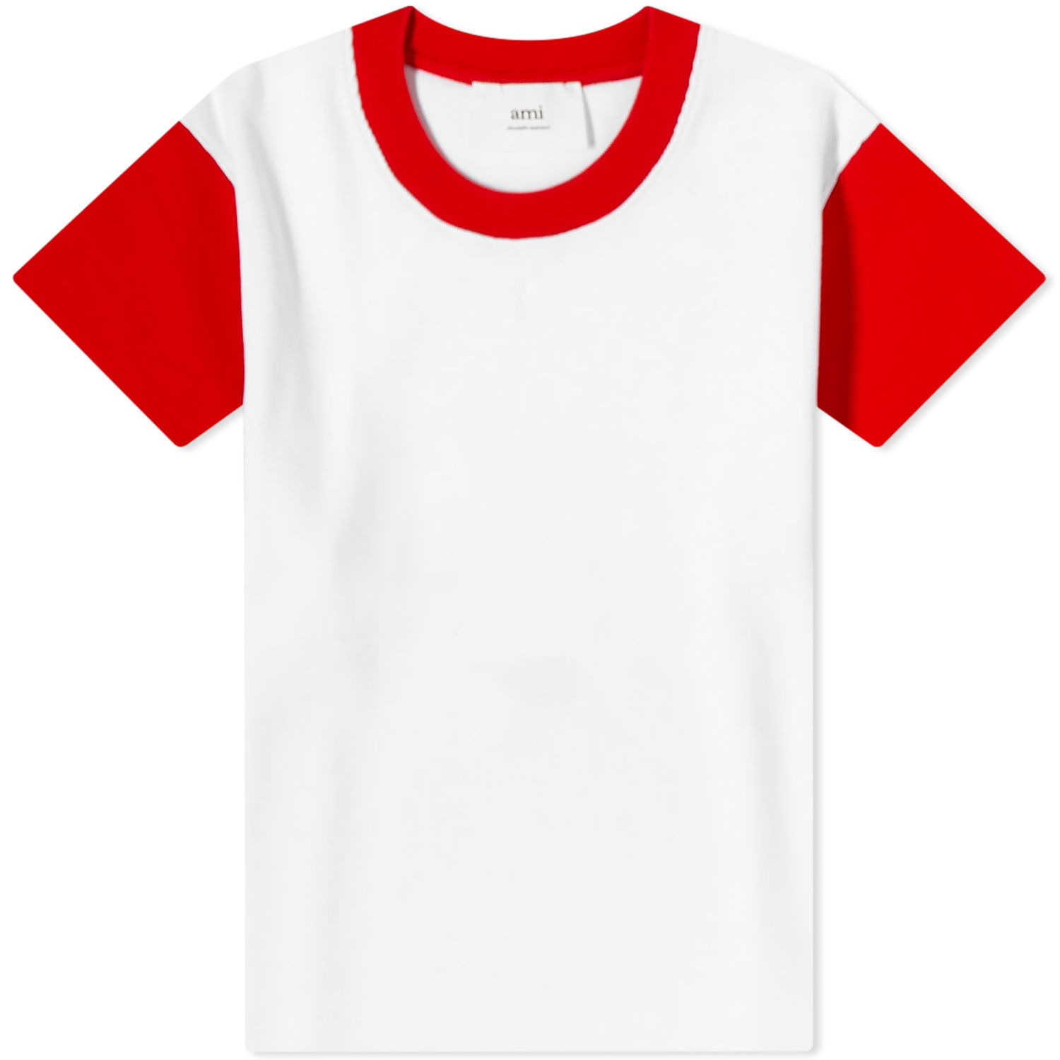 Тениска AMI Bicolour ADC Tee Червено | UTS005-JE0010-118, 0