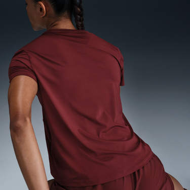 Тениска Nike Dri-FIT One Swoosh Short-Sleeve Running T-Shirt Бургунди | HJ2204-619, 3