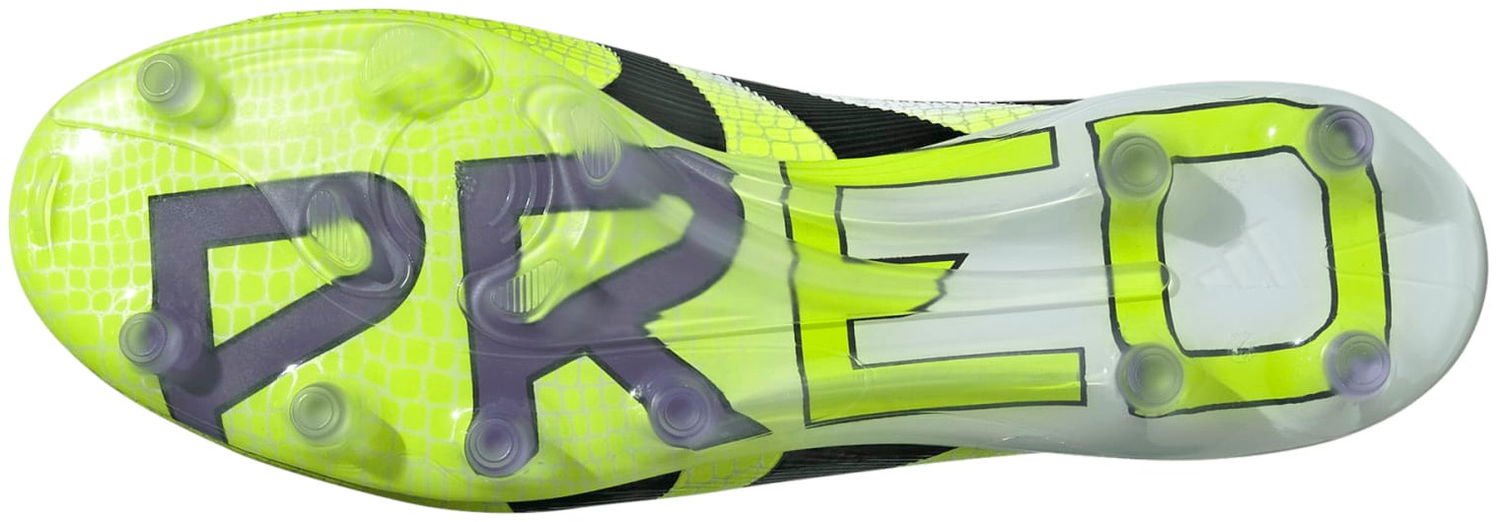 Кецове и обувки adidas Performance Predator Elite Laceless Artificial Grass Бяло | JH8877, 1