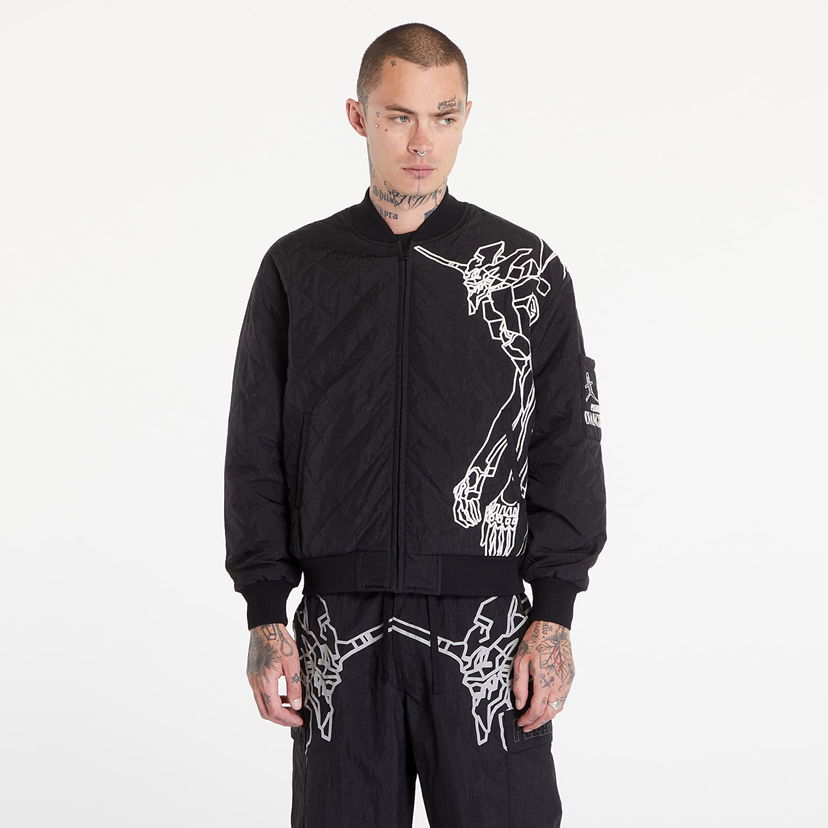 Яке бомбър Pleasures Humanoid Reversible Bomber Black Черно | P24E009 BLACK